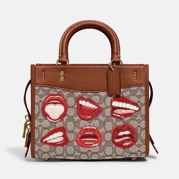 Coach X Tom Wesselmann Rogue 25 In Signature Textile Jacquard NWT - Picture 6 of 10